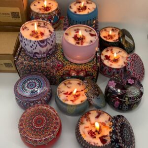 Luxury Scented Candle Tin Set