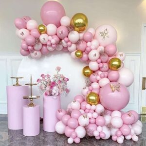 Pink and Gold Balloon Arch Kit