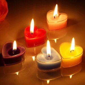 Heart and Star Shaped Decorative Candles