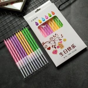 Colorful Pastel Birthday Candle Pack