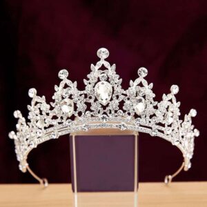 Elegant Silver Crystal Bridal Tiara